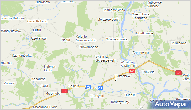 mapa Wasilew Skrzeszewski, Wasilew Skrzeszewski na mapie Targeo