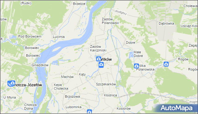 mapa Wilków powiat opolski, Wilków powiat opolski na mapie Targeo