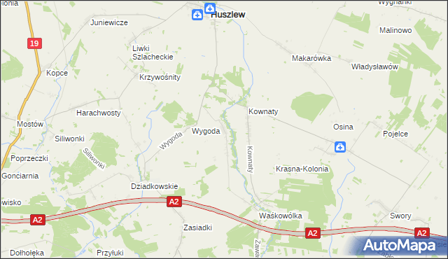 mapa Żurawlówka, Żurawlówka na mapie Targeo