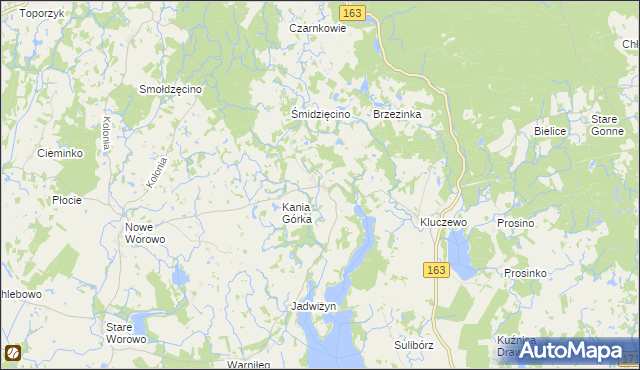 mapa Bolegorzyn, Bolegorzyn na mapie Targeo