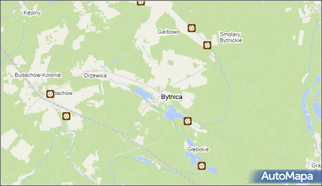 mapa Bytnica, Bytnica na mapie Targeo