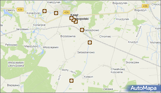 mapa Charłub, Charłub na mapie Targeo