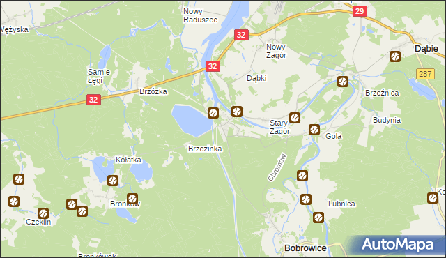 mapa Dychów, Dychów na mapie Targeo