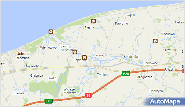mapa Kładno, Kładno na mapie Targeo