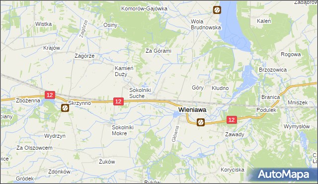 mapa Kochanów Wieniawski, Kochanów Wieniawski na mapie Targeo