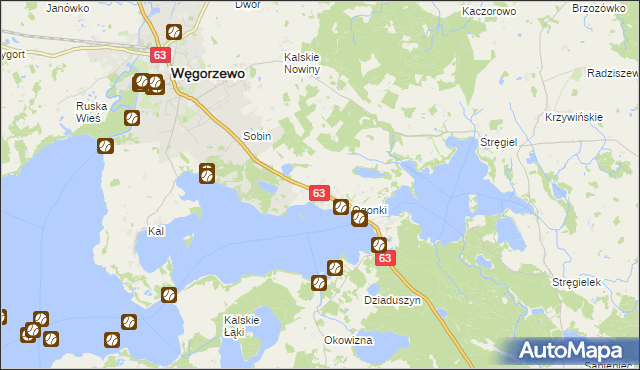 mapa Kolonia Rybacka, Kolonia Rybacka na mapie Targeo