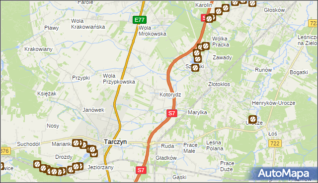 mapa Kotorydz, Kotorydz na mapie Targeo