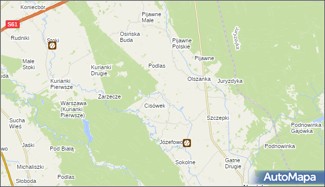 mapa Podkrólówek, Podkrólówek na mapie Targeo