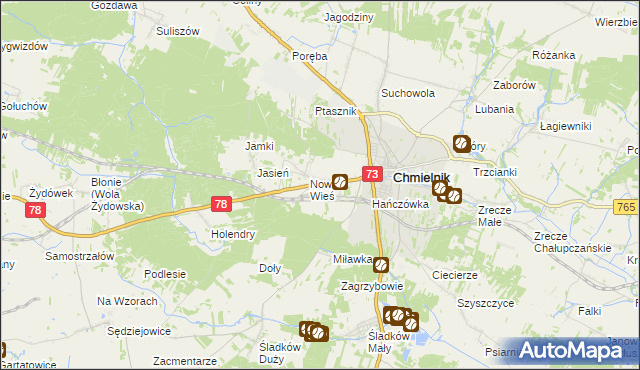 mapa Przededworze, Przededworze na mapie Targeo