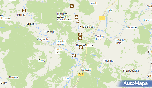 mapa Rudka-Skroda, Rudka-Skroda na mapie Targeo