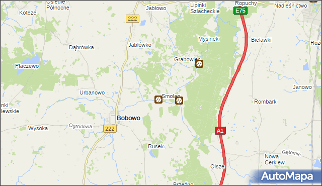 mapa Smoląg, Smoląg na mapie Targeo