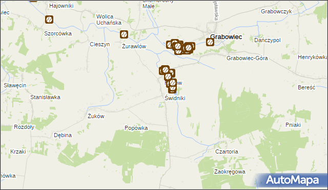 mapa Świdniki, Świdniki na mapie Targeo