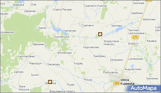 mapa Świszewy-Kolonia, Świszewy-Kolonia na mapie Targeo