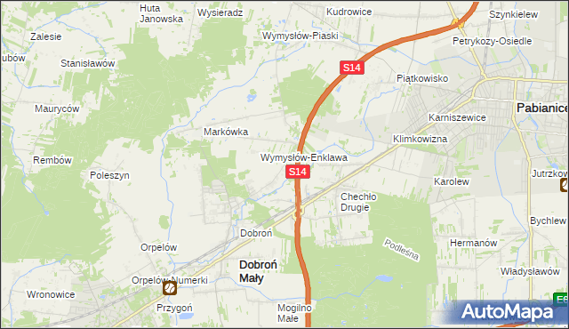 mapa Szczerki, Szczerki na mapie Targeo