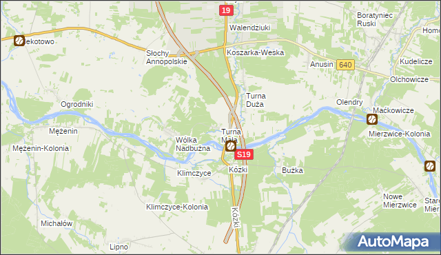 mapa Turna Mała, Turna Mała na mapie Targeo