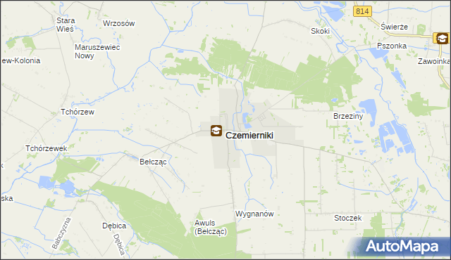 mapa Czemierniki, Czemierniki na mapie Targeo