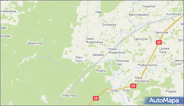 mapa Jałówka gmina Sokółka, Jałówka gmina Sokółka na mapie Targeo