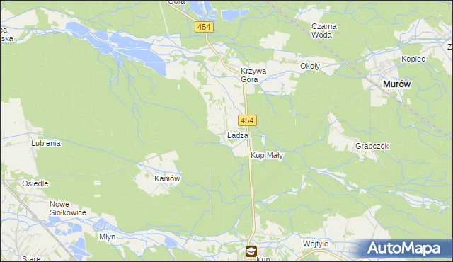 mapa Ładza, Ładza na mapie Targeo