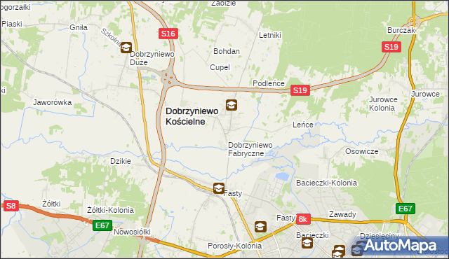 mapa Nowe Aleksandrowo, Nowe Aleksandrowo na mapie Targeo