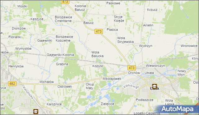 mapa Orchów-Wesółka, Orchów-Wesółka na mapie Targeo