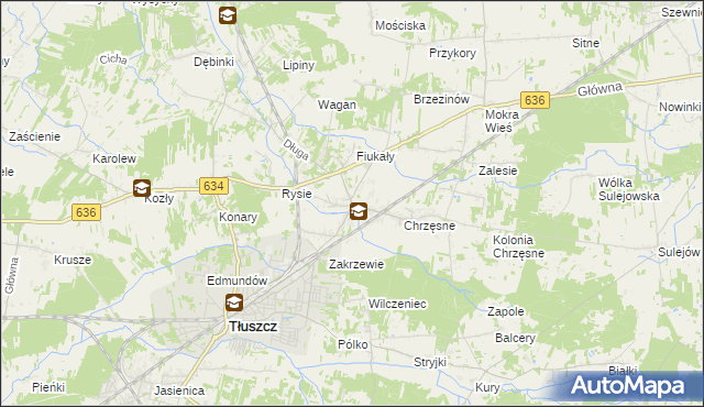 mapa Postoliska, Postoliska na mapie Targeo