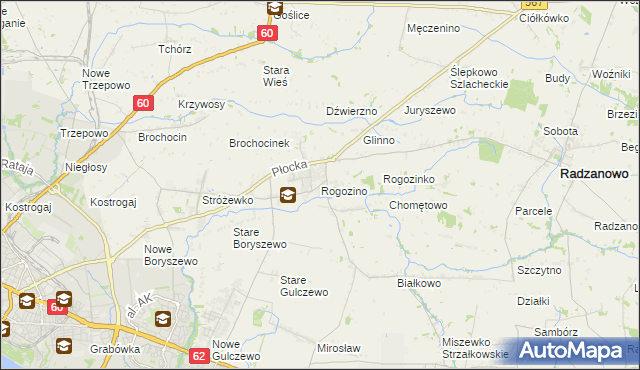 mapa Rogozino, Rogozino na mapie Targeo