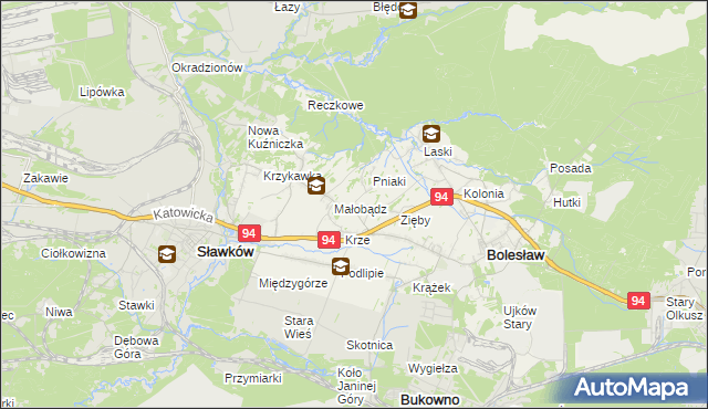 mapa Ujków Nowy, Ujków Nowy na mapie Targeo