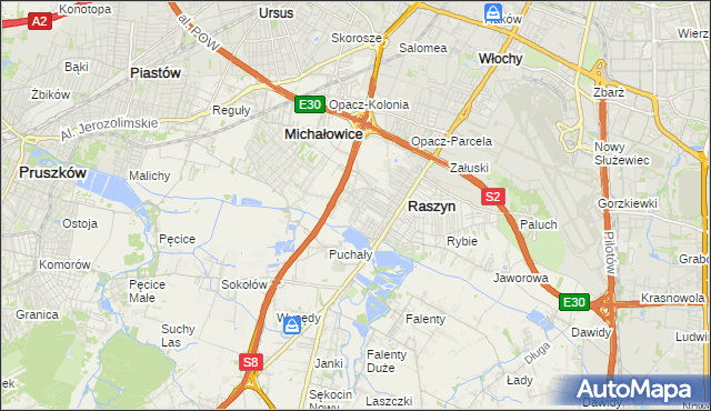 mapa Nowe Grocholice, Nowe Grocholice na mapie Targeo