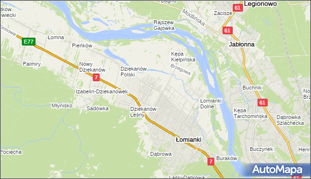 mapa Kiełpin Poduchowny, Kiełpin Poduchowny na mapie Targeo