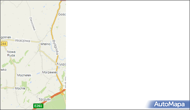 mapa Bożenkowo, Bożenkowo na mapie Targeo