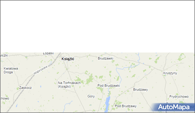 mapa Brudzawki, Brudzawki na mapie Targeo