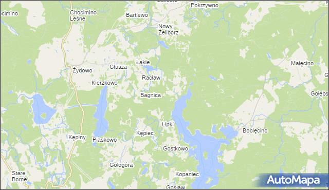 mapa Czyżewo gmina Polanów, Czyżewo gmina Polanów na mapie Targeo