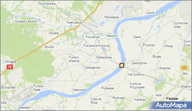 mapa Matiaszów, Matiaszów na mapie Targeo