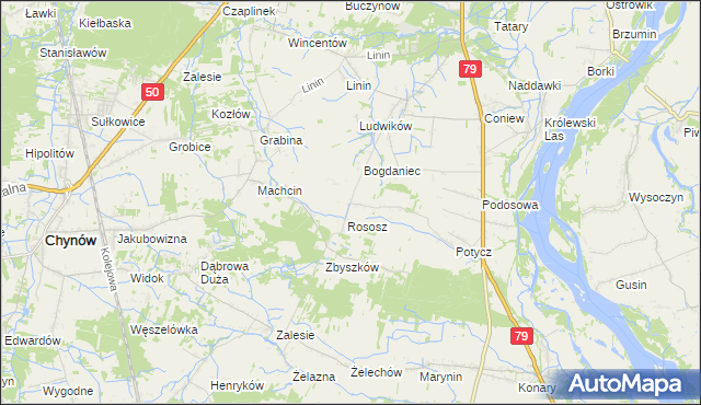 mapa Jurandów, Jurandów na mapie Targeo