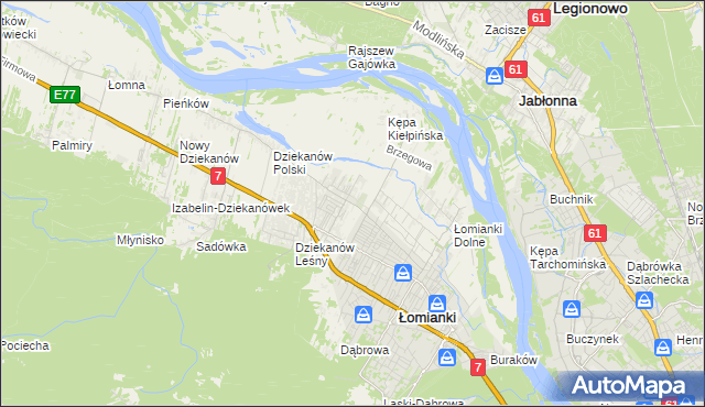 mapa Kiełpin Poduchowny, Kiełpin Poduchowny na mapie Targeo