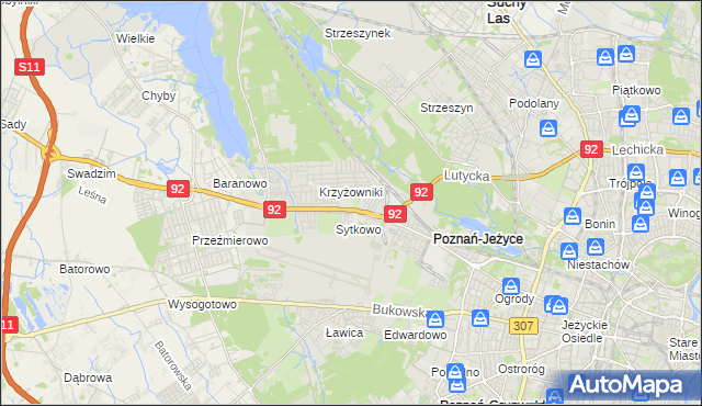 mapa Smochowice, Smochowice na mapie Targeo