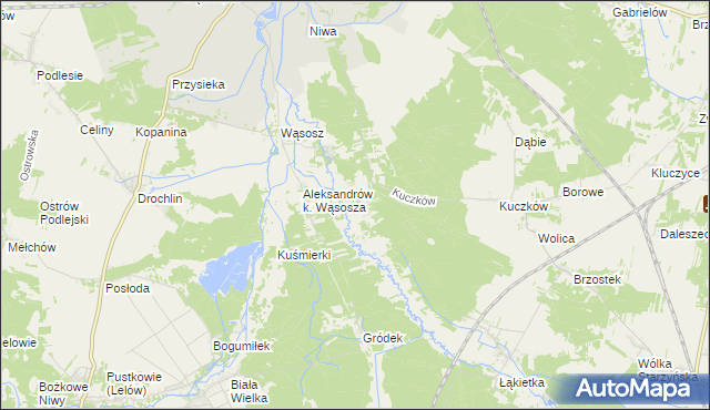 mapa Łysaków gmina Koniecpol, Łysaków gmina Koniecpol na mapie Targeo