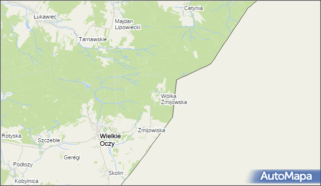 mapa Wólka Żmijowska, Wólka Żmijowska na mapie Targeo