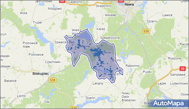 Kod pocztowy 13-332