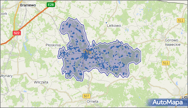 Kod pocztowy 14-520