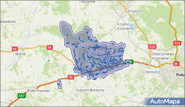 Kod pocztowy 16-080