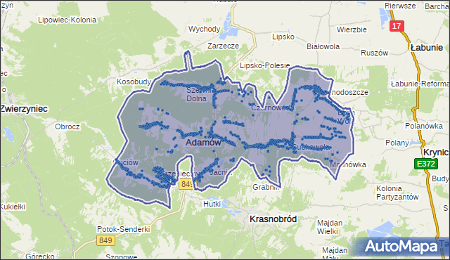 Kod pocztowy 22-442