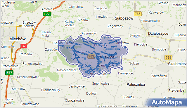 Kod pocztowy 32-222