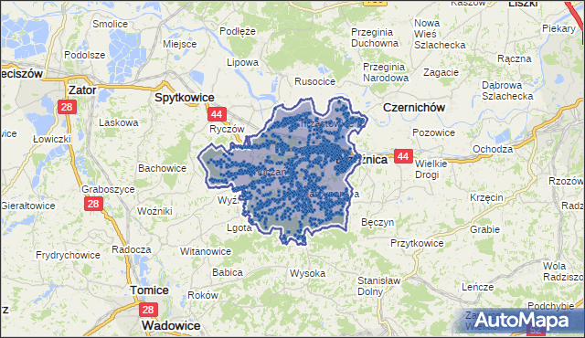 Kod pocztowy 34-114