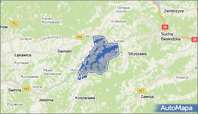 Kod pocztowy 34-232