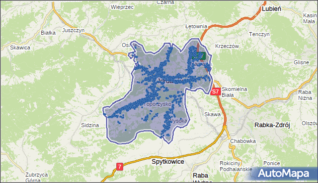 Kod pocztowy 34-240