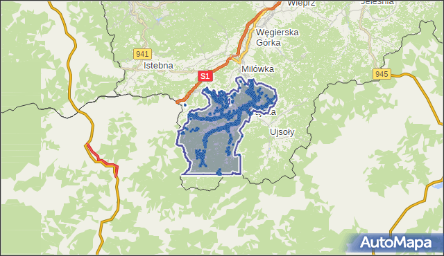 Kod pocztowy 34-370