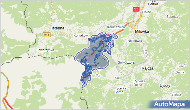 Kod pocztowy 34-373