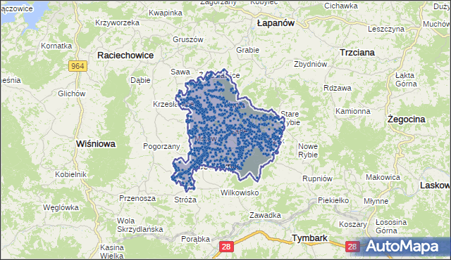 Kod pocztowy 34-620