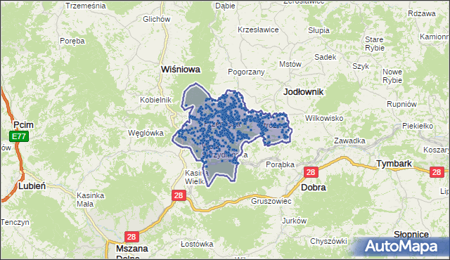 Kod pocztowy 34-625